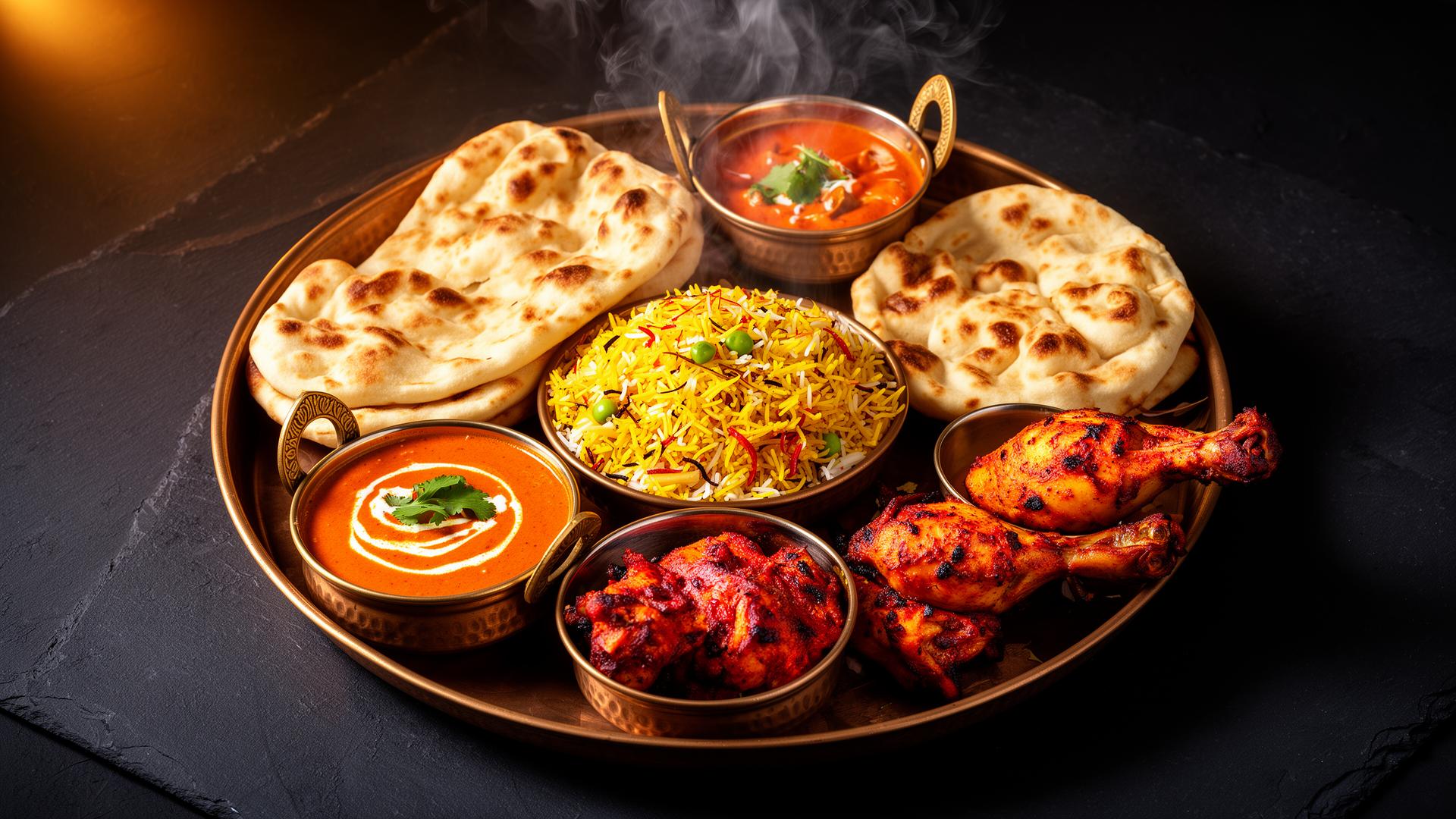 Signature Punjabi thali at Patiala House
